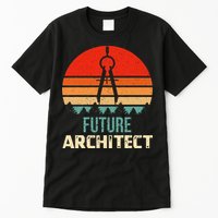 Retro Future Architect Compass Architecture Student Tall T-Shirt