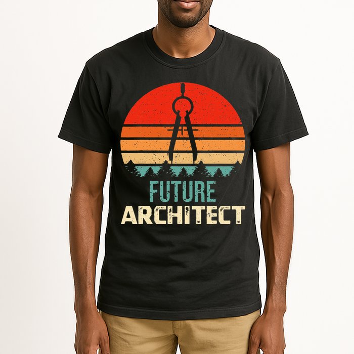 Retro Future Architect Compass Architecture Student Tall T-Shirt