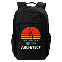 Retro Future Architect Compass Architecture Student Backpack