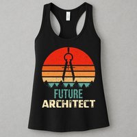 Retro Future Architect Compass Architecture Student Womens Tank Top