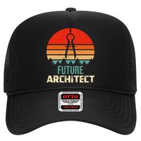 Retro Future Architect Compass Architecture Student Trucker Hat