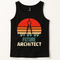 Retro Future Architect Compass Architecture Student Tank Top
