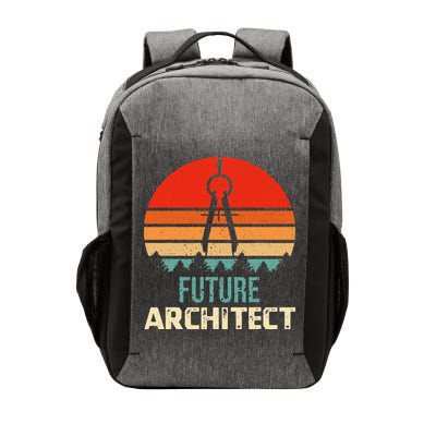 Retro Future Architect Compass Architecture Student Vector Backpack
