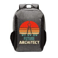Retro Future Architect Compass Architecture Student Vector Backpack