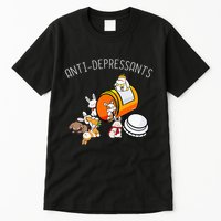 Rabbit Funny Antidepressants Gift Idea Bunny Tall T-Shirt