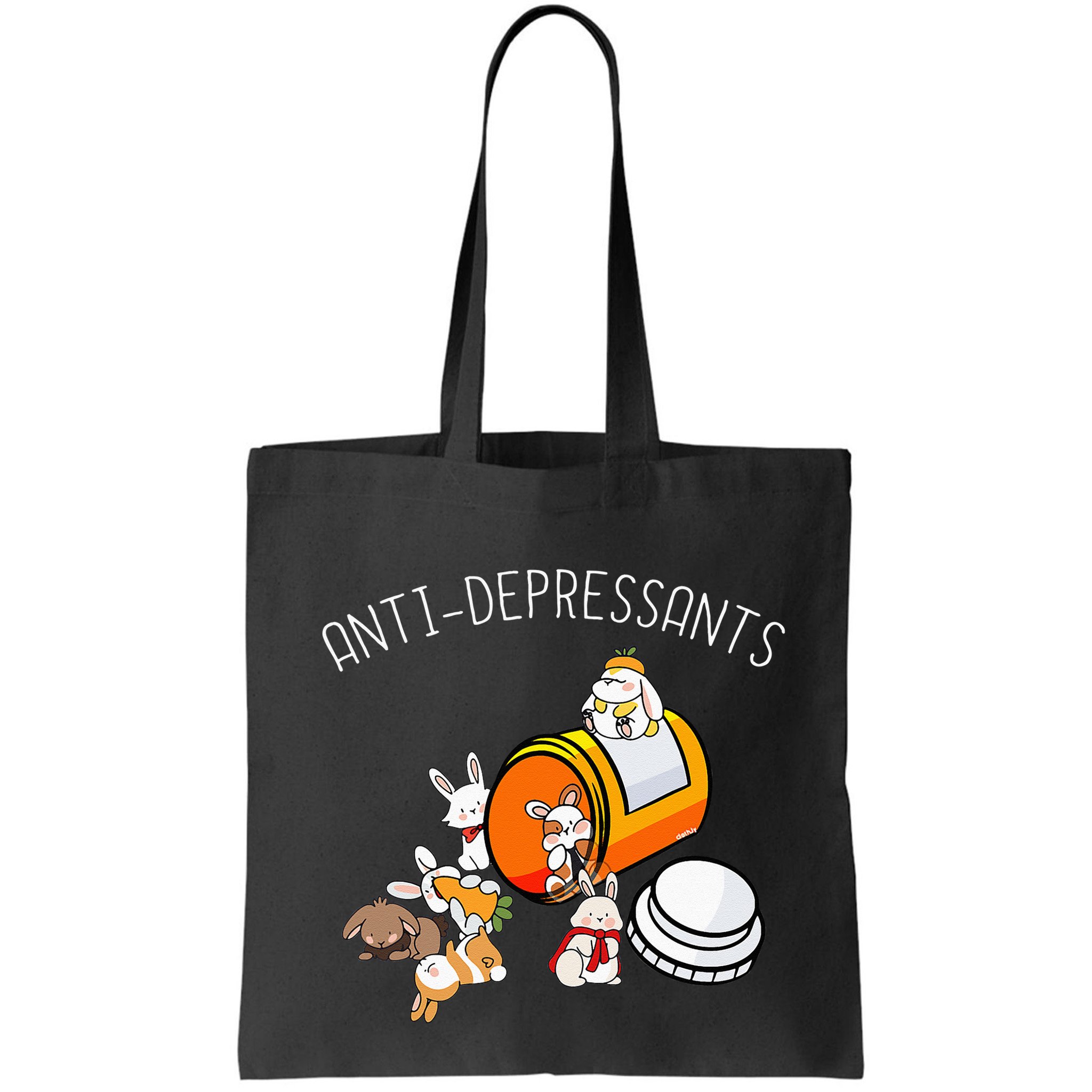 Rabbit Funny Antidepressants Gift Idea Bunny Bag