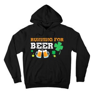 Running For Beer Funny St Patrick's Day Irish Tall Hoodie