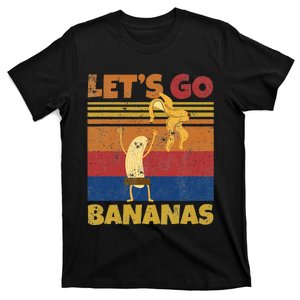 Retro Funny Banana Meme Let Us Go Banana Strip Bananas T-Shirt