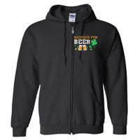 Running For Beer Funny St Patrick's Day Irish Full Zip Hoodie