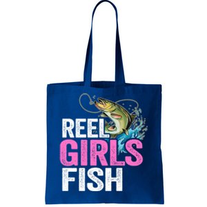 Reel Fish Bass Fishing Funny Fisher Mom Fishing Gift Tote Bag