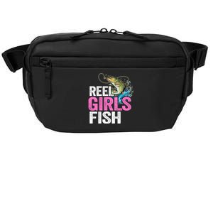 Reel Fish Bass Fishing Funny Fisher Mom Fishing Gift Crossbody Pack