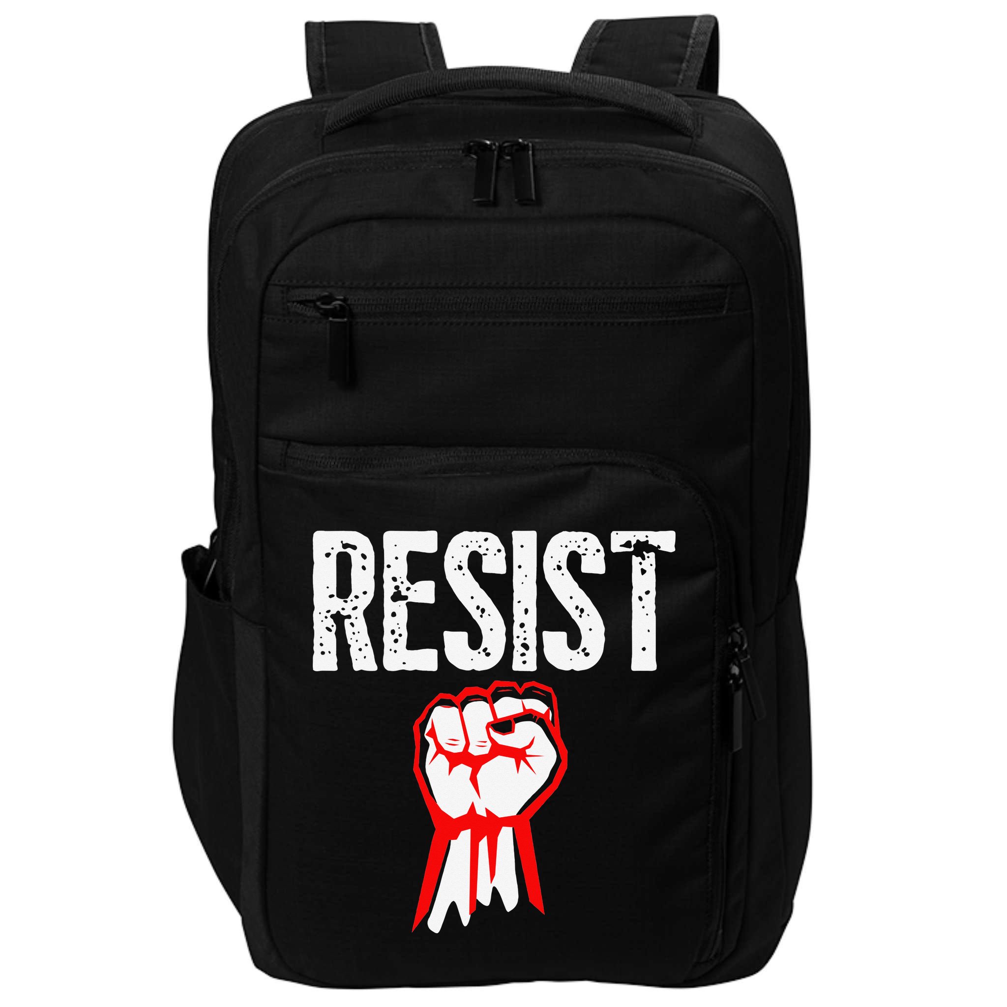 Resist Fist Be Part Of The Resistance Anti Trump Gift Impact Tech Backpack