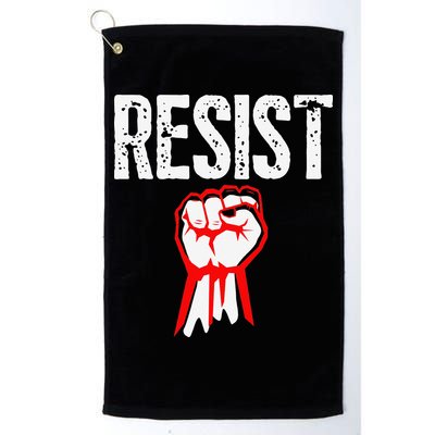 Resist Fist Be Part Of The Resistance Anti Trump Gift Golf Towel