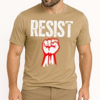 Resist Fist Be Part Of The Resistance Anti Trump Gift Cooling Performance Crew T-Shirt