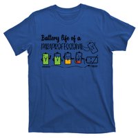 Roeo Funny Battery Life Of A Paraprofessional Teacher Life Great Gift T-Shirt