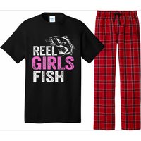 Reel Fish Bass Fishing Funny Fisherwoman Mom Fishing Gift Pajama Set