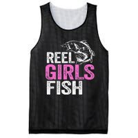 Reel Fish Bass Fishing Funny Fisherwoman Mom Fishing Gift Mesh Reversible Basketball Jersey Tank