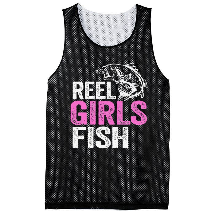 Reel Fish Bass Fishing Funny Fisherwoman Mom Fishing Gift Mesh Reversible Basketball Jersey Tank