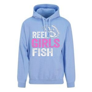 Reel Fish Bass Fishing Funny Fisherwoman Mom Fishing Gift Unisex Surf Hoodie