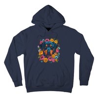 Rottwieler Flower Bouquet Hoodie