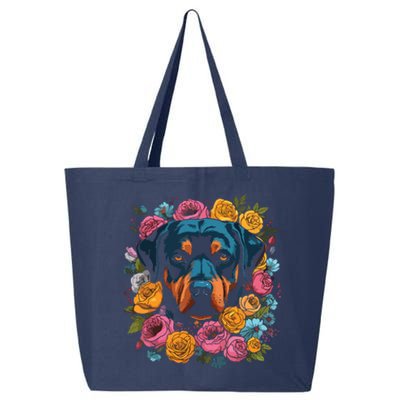 Rottwieler Flower Bouquet 25L Jumbo Tote