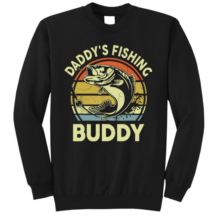 Retrodaddys Fishing Buddy Funny Bass Fishing Gift Sweatshirt