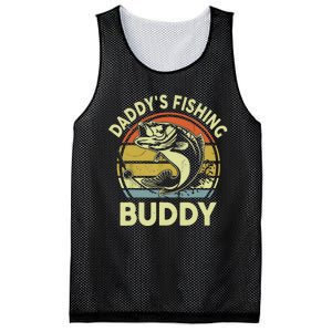 Retrodaddys Fishing Buddy Funny Bass Fishing Gift Mesh Reversible Basketball Jersey Tank