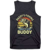 Retrodaddys Fishing Buddy Funny Bass Fishing Gift Tank Top