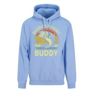 Retrodaddys Fishing Buddy Funny Bass Fishing Gift Unisex Surf Hoodie