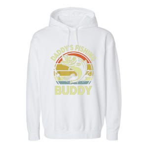 Retrodaddys Fishing Buddy Funny Bass Fishing Gift Garment-Dyed Fleece Hoodie