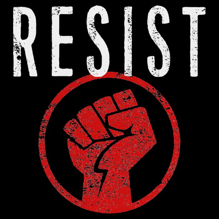 Resist Fist Be Part Of The Resistance Anti Trump Sustainable Bucket Hat