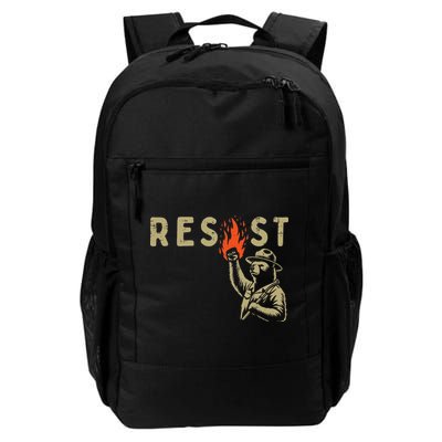 Resist Fist Bear Protest Civil Rights Equality Women Backpack