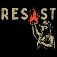 Resist Fist Bear Protest Civil Rights Equality Women 16 in Basic Backpack