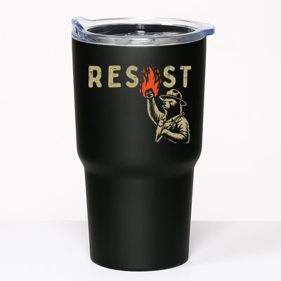 Resist Fist Bear Protest Civil Rights Equality Women Tumbler