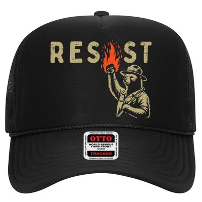Resist Fist Bear Protest Civil Rights Equality Women Hat