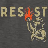Resist Fist Bear Protest Civil Rights Equality Women Vector Backpack