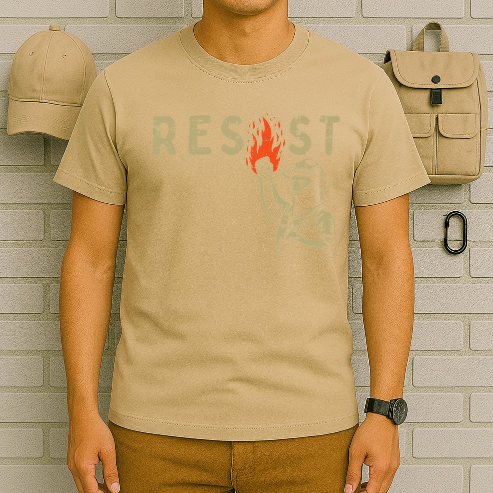 Resist Fist Bear Protest Civil Rights Equality Women T-Shirt