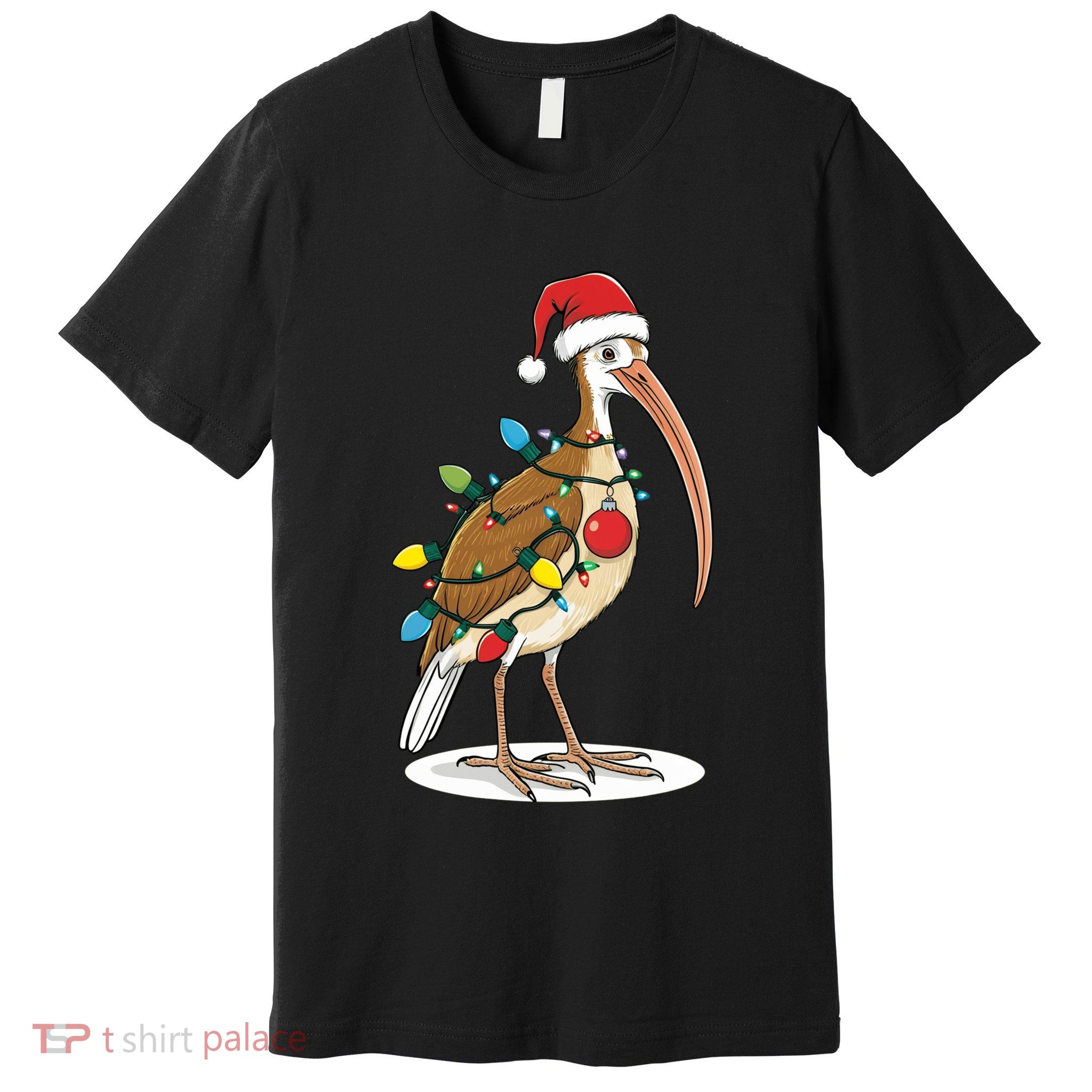 Ridiculously Festive Bin Chicken Funny Christmas Ibis Design Premium T-Shirt