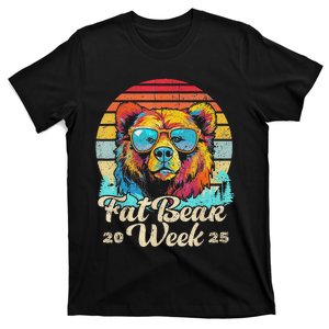 Retro Fat Bear Week 2025 Grazer Wild Animals Nature Bears T-Shirt