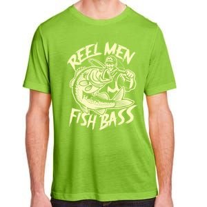 Reel Fish Bass Fishing Gift Adult ChromaSoft Performance T-Shirt