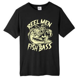 Reel Fish Bass Fishing Gift Tall Fusion ChromaSoft Performance T-Shirt