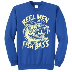 Reel Fish Bass Fishing Gift Sweatshirt