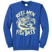 Reel Fish Bass Fishing Gift Sweatshirt