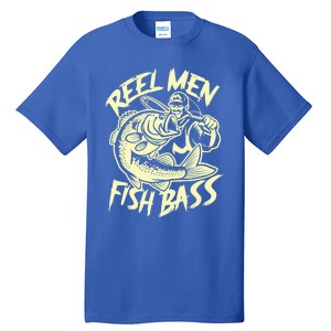 Reel Fish Bass Fishing Gift Tall T-Shirt