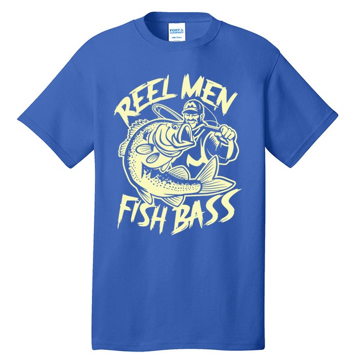 Reel Fish Bass Fishing Gift Tall T-Shirt