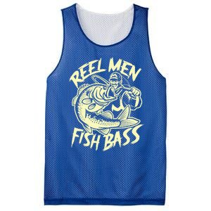 Reel Fish Bass Fishing Gift Mesh Reversible Basketball Jersey Tank