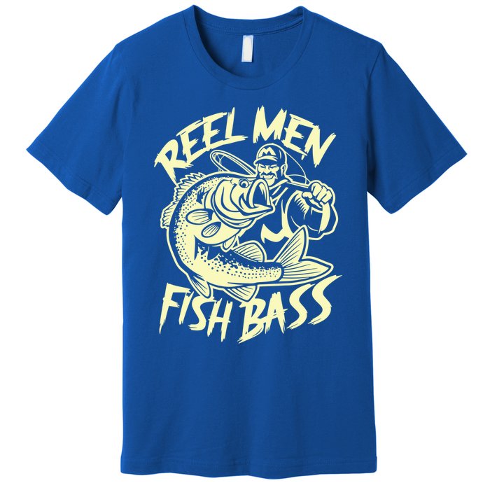 Reel Fish Bass Fishing Gift Premium T-Shirt