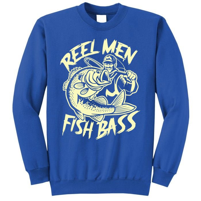 Reel Fish Bass Fishing Gift Tall Sweatshirt