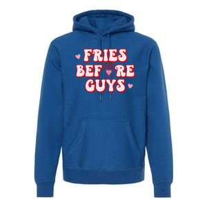 Retro Fries Before Guys French Fires Lover Funny Valentines Meaningful Gift Premium Hoodie