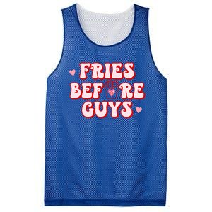 Retro Fries Before Guys French Fires Lover Funny Valentines Meaningful Gift Mesh Reversible Basketball Jersey Tank